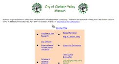 Desktop Screenshot of clarksonvalley.org